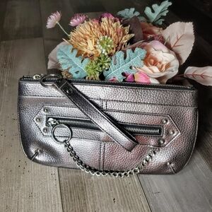 Limited Edition Target Metallic Wristlet Clutch